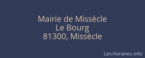 Mairie de Missècle