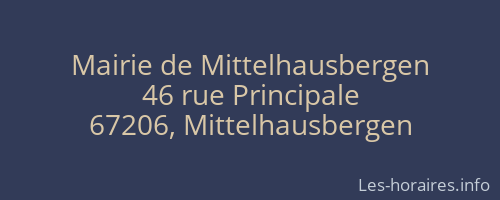 Mairie de Mittelhausbergen