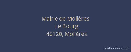 Mairie de Moli&egrave;res