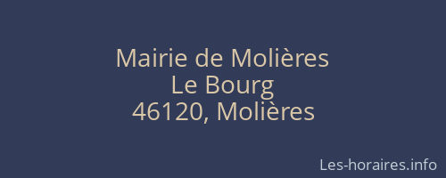 Mairie de Molières