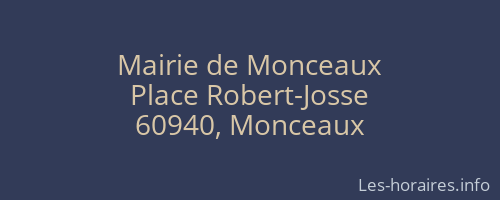 Mairie de Monceaux