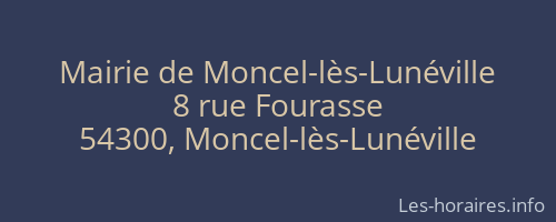 Mairie de Moncel-lès-Lunéville