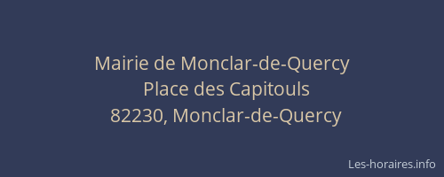 Mairie de Monclar-de-Quercy