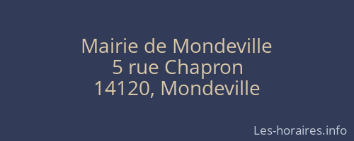 Mairie de Mondeville