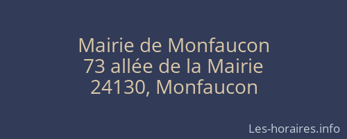 Mairie de Monfaucon