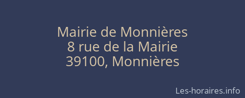 Mairie de Monnières