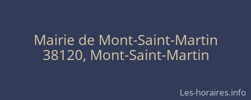 Mairie de Mont-Saint-Martin