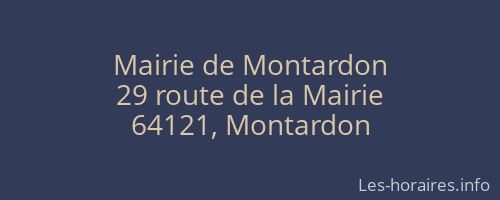 Mairie de Montardon