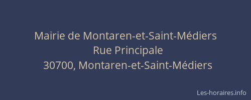 Mairie de Montaren-et-Saint-M&eacute;diers