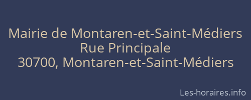 Mairie de Montaren-et-Saint-Médiers