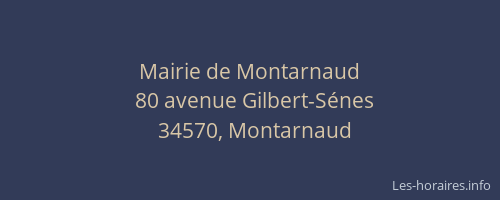 Mairie de Montarnaud