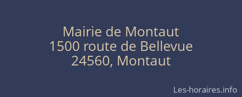 Mairie de Montaut