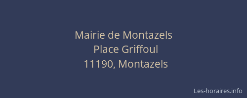 Mairie de Montazels