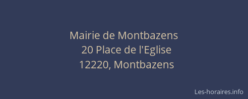 Mairie de Montbazens