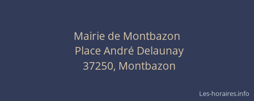 Mairie de Montbazon