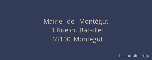 Mairie   de   Montégut