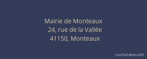 Mairie de Monteaux