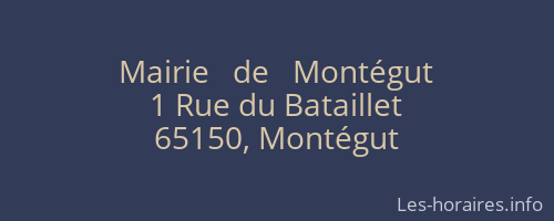 Mairie   de   Montégut