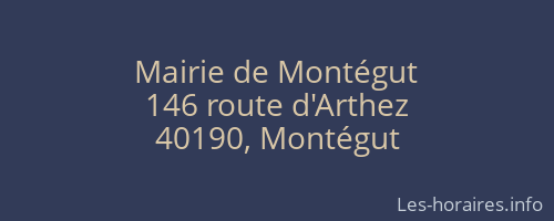 Mairie de Montégut
