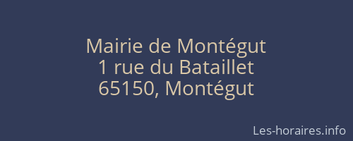 Mairie de Montégut