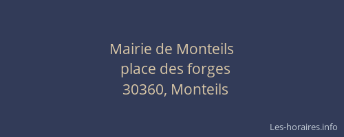 Mairie de Monteils