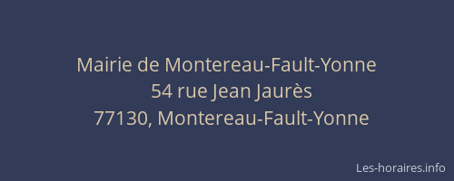 Mairie de Montereau-Fault-Yonne