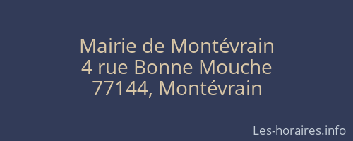 Mairie de Montévrain