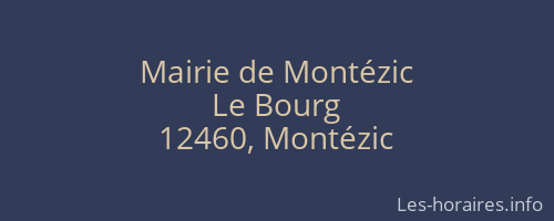 Mairie de Montézic