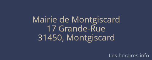Mairie de Montgiscard