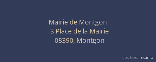 Mairie de Montgon