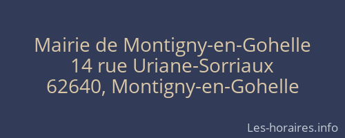 Mairie de Montigny-en-Gohelle