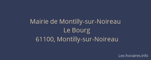 Mairie de Montilly-sur-Noireau