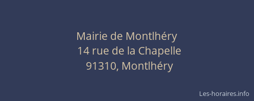 Mairie de Montlhéry