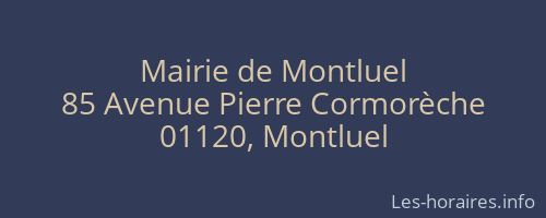 Mairie de Montluel