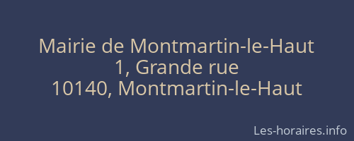 Mairie de Montmartin-le-Haut