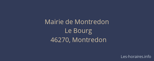 Mairie de Montredon