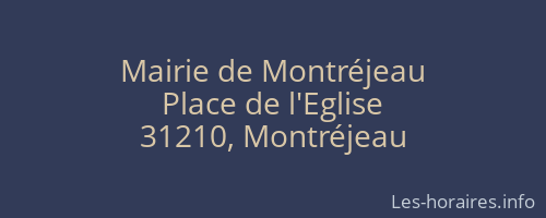 Mairie de Montréjeau