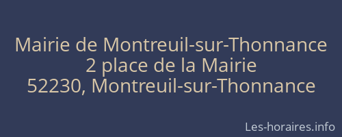 Mairie de Montreuil-sur-Thonnance