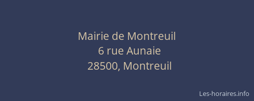 Mairie de Montreuil