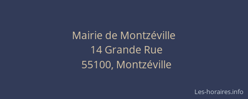 Mairie de Montz&eacute;ville