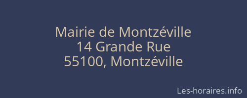 Mairie de Montzéville