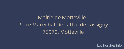 Mairie de Motteville
