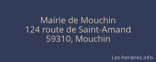 Mairie de Mouchin