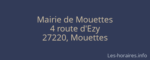 Mairie de Mouettes