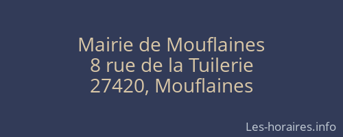 Mairie de Mouflaines