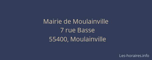 Mairie de Moulainville