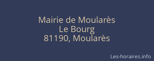 Mairie de Moularès