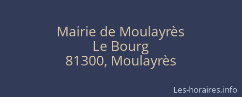 Mairie de Moulayrès