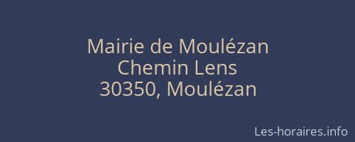Mairie de Moulézan