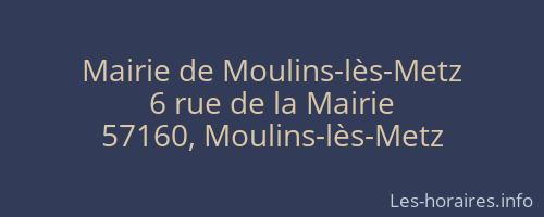Mairie de Moulins-lès-Metz